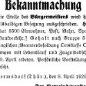 1929-04-10 Hdf Buergermeisterstelle Ausschreibung